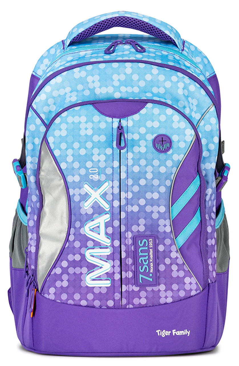 7.sans - Tiger Family · Schulrucksack · MAX 2.0 · Lila