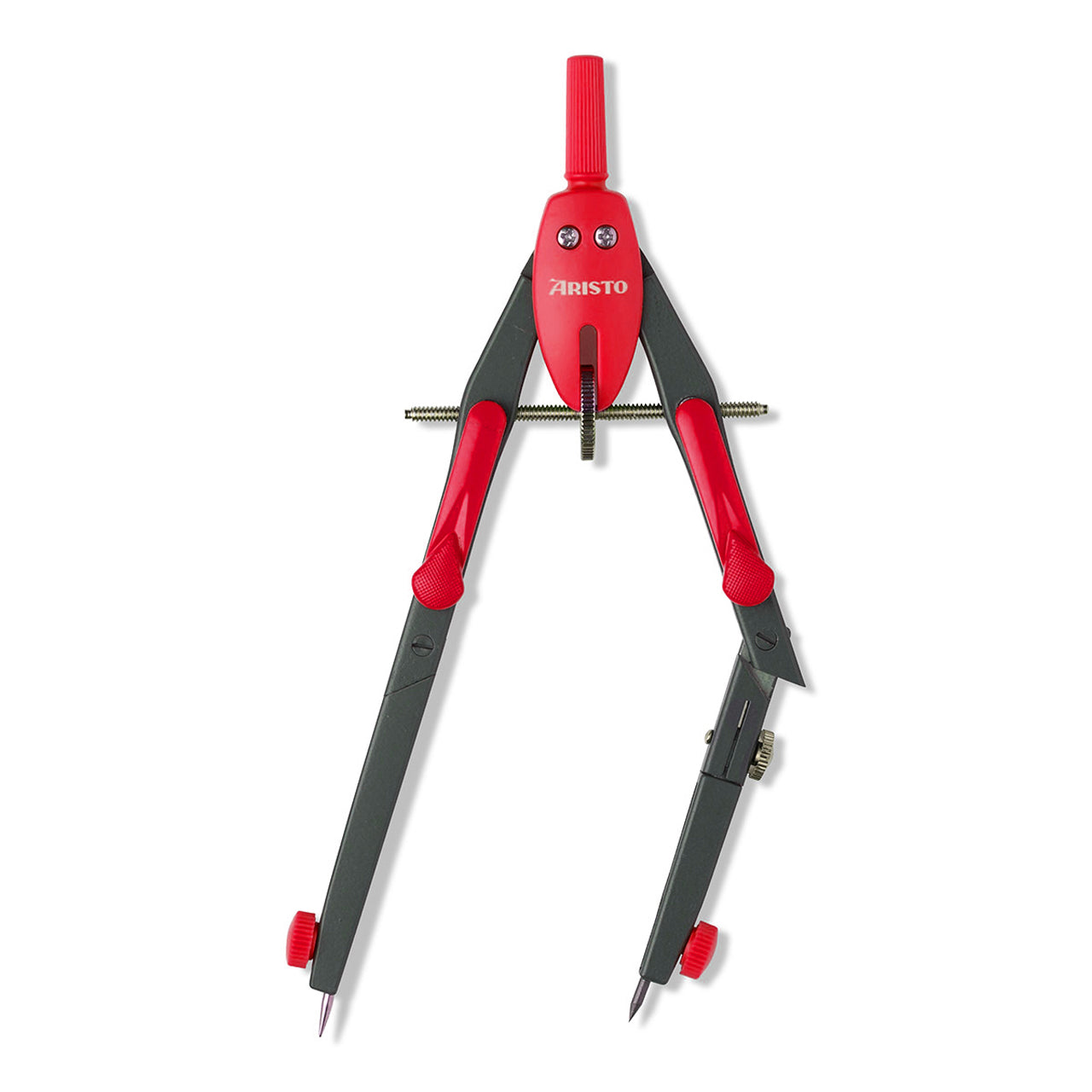 Aristo-BTS-Schnellverstell-Zirkel-Schule-NEON-rot-AR552743-20-gewinkelt-lafueliki