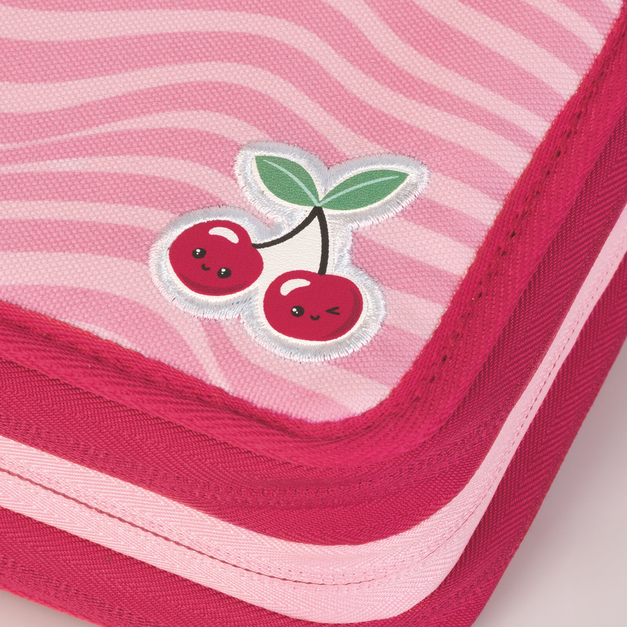 BRUNNEN Federmappe 3-fach · Fruity Love · rosa · gefüllt