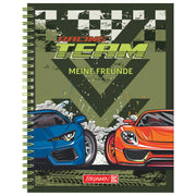 BRUNNEN Freundebuch · Fast Wheels · Auto · für Jungen