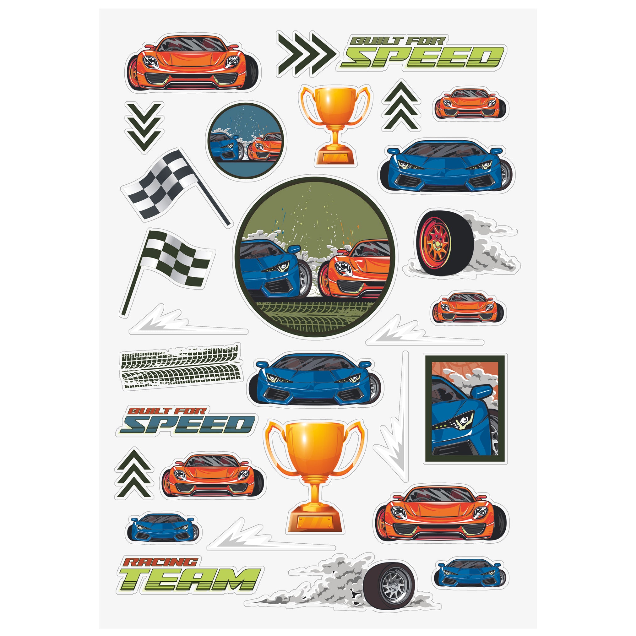 BRUNNEN Freundebuch · Fast Wheels · Auto · für Jungen