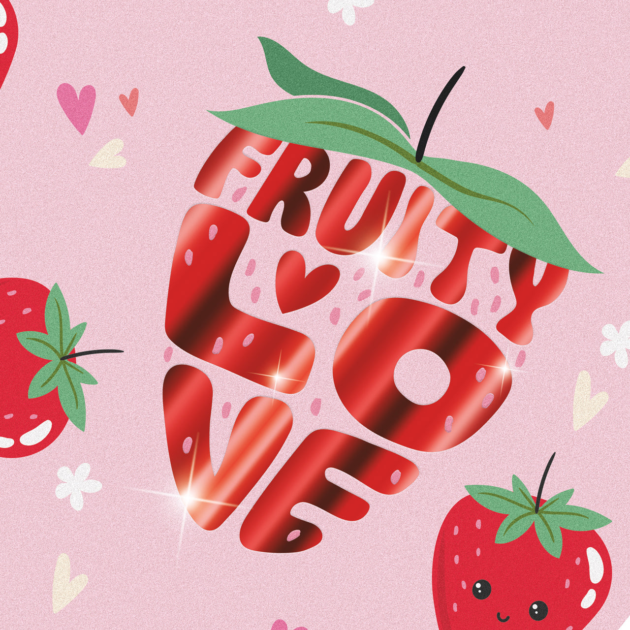 BRUNNEN Heftbox A4 · Fruity Love · Rosa · oben offen