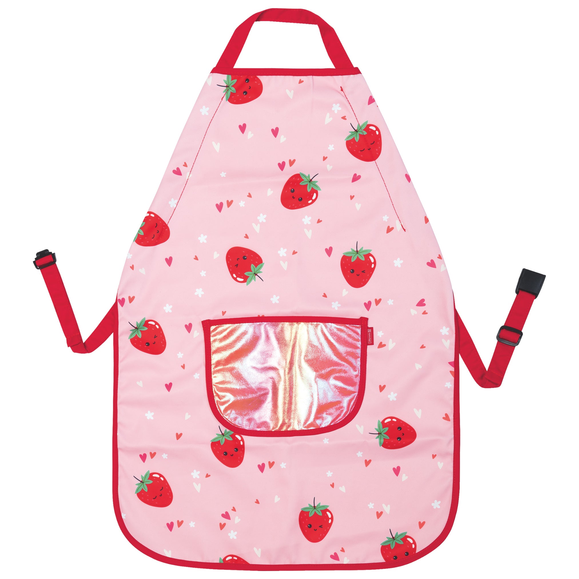 BRUNNEN Kinderschürze · Fruity Love · Rosa-Rot