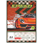 BRUNNEN Malblock A4 · Fast Wheels · Auto · blanko