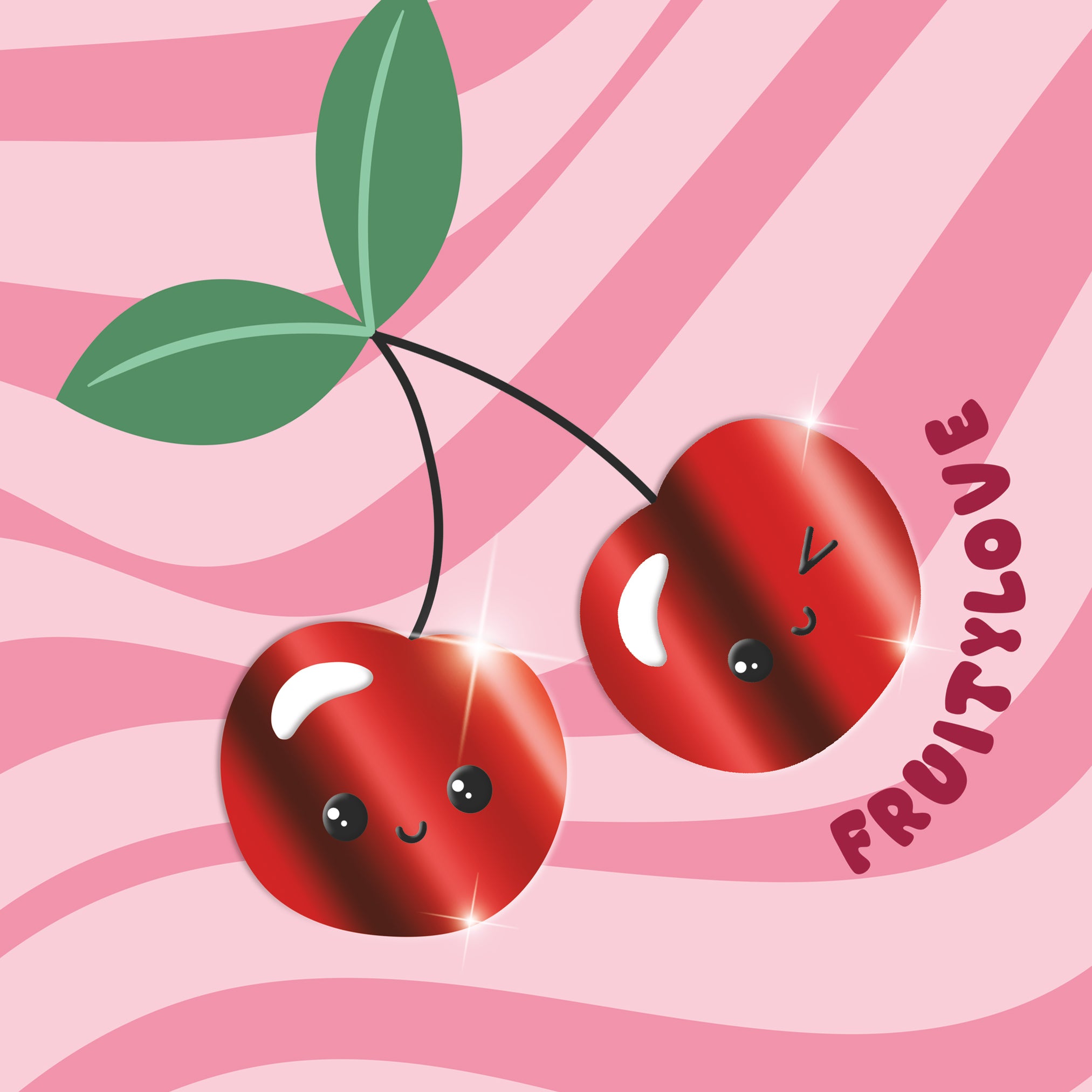 BRUNNEN Sammelmappe A3 · Fruity Love · Rosa-Rot