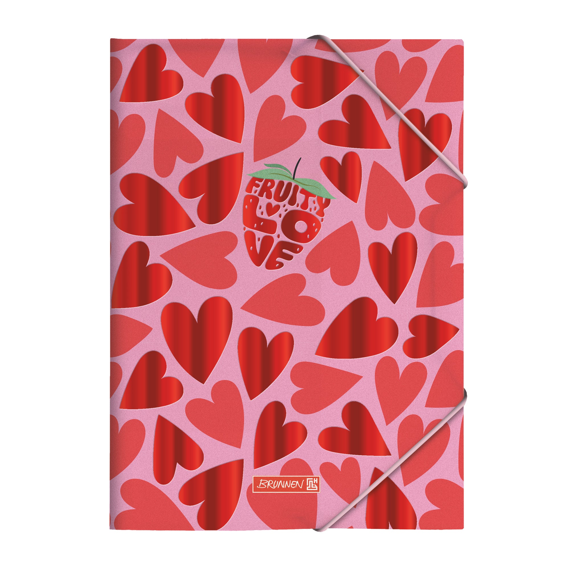 BRUNNEN Sammelmappe A4 · Fruity Love · Rosa-Rot