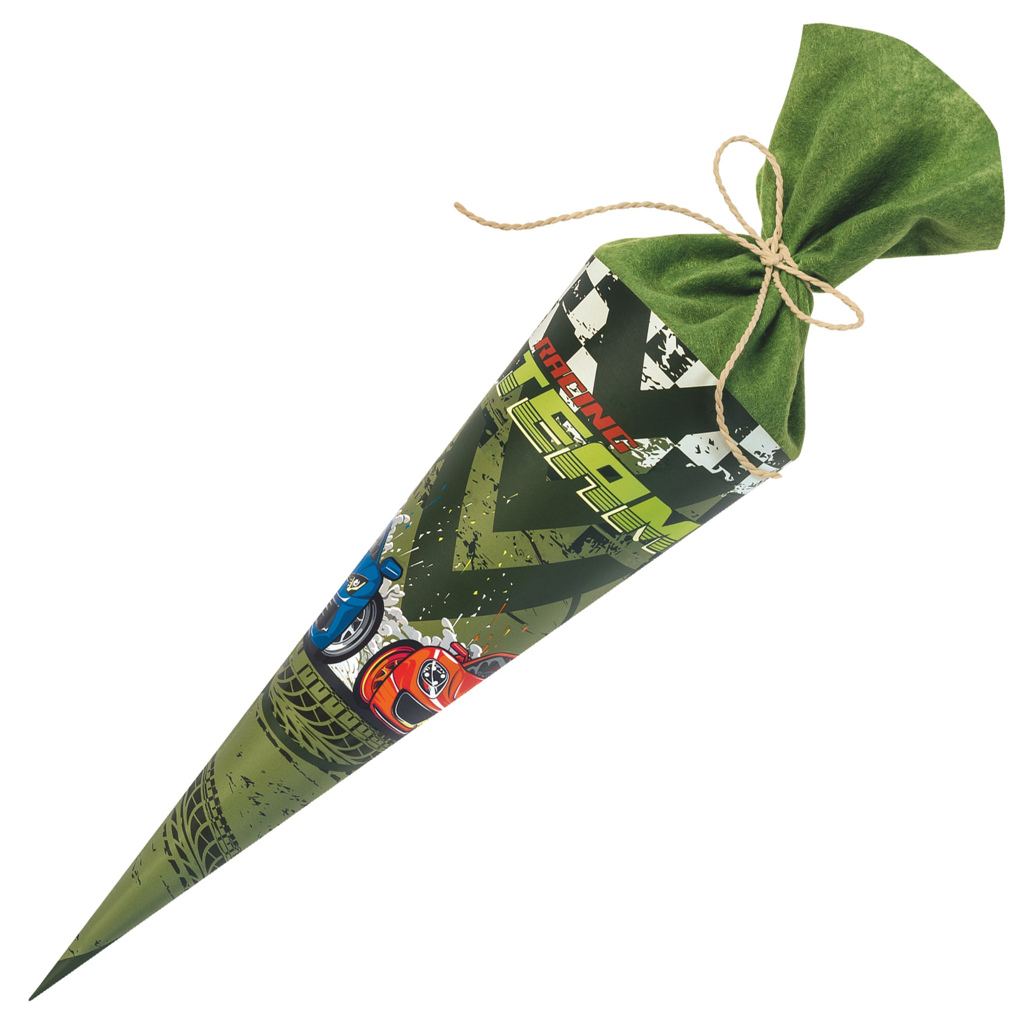 BRUNNEN Schultüte Fast Wheels · Auto · 35 cm · Grün