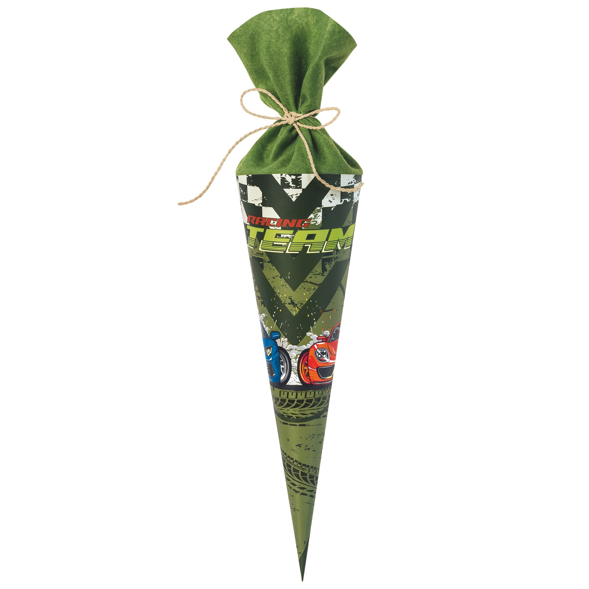 BRUNNEN Schultüte Fast Wheels · Auto · 35 cm · Grün
