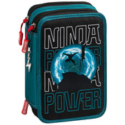 Brunnen-Federmaeppchen-3-Fach-Ninja-Power-Jungen-Triple-Decker-Federmappe-mit-3-Etagen-gefuellt-1049121321-online-kaufen-lafueliki