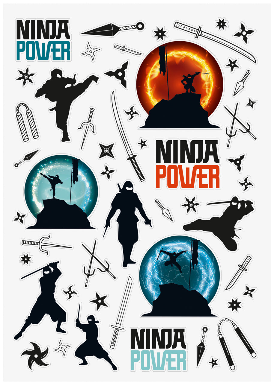 Brunnen-Hausaufgabeheft-Aufgabenheft-Jungen-stickerbogen-Ninja-Power-1046807321-kaufen-lafueliki