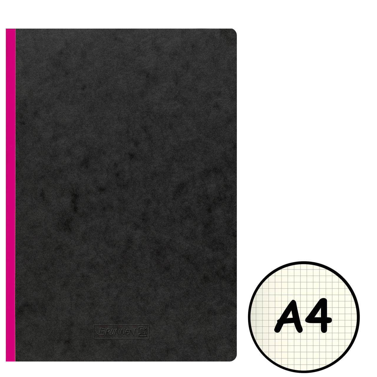 Brunnen-Kladde-FACT-plus-kariert-A4-pink-104347295-lafueliki