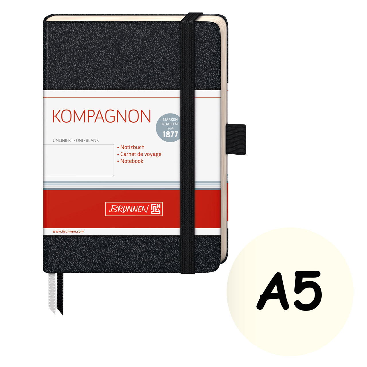 Brunnen-Notizbuch-A5-Kompagnon-blanko-schwarz-kaufen-105522605-lafueliki