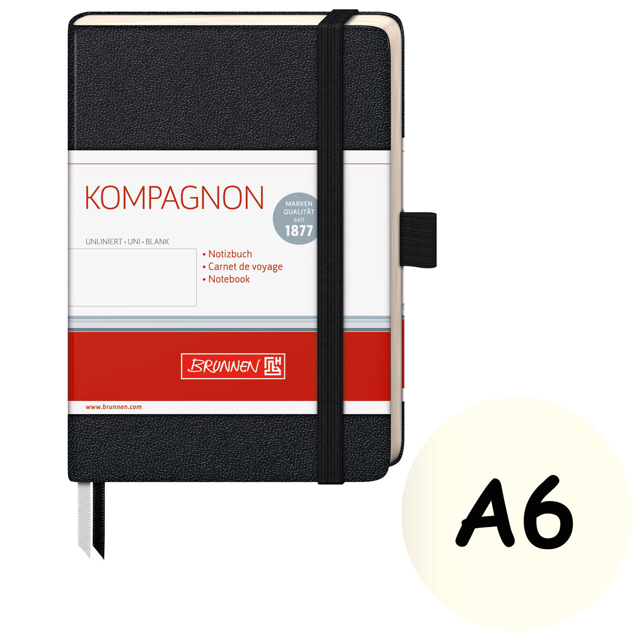 Brunnen-Notizbuch-A6-Kompagnon-blanko-schwarz-kaufen-105521605-lafueliki