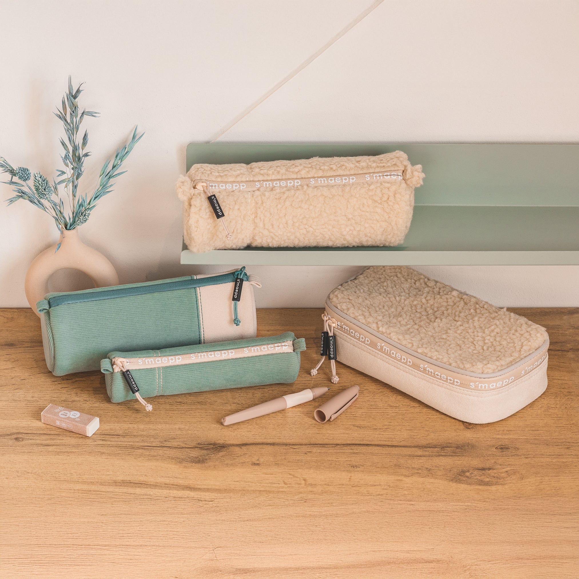 Brunnen s´maepp Schlamperrolle M · Plüsch – Beige