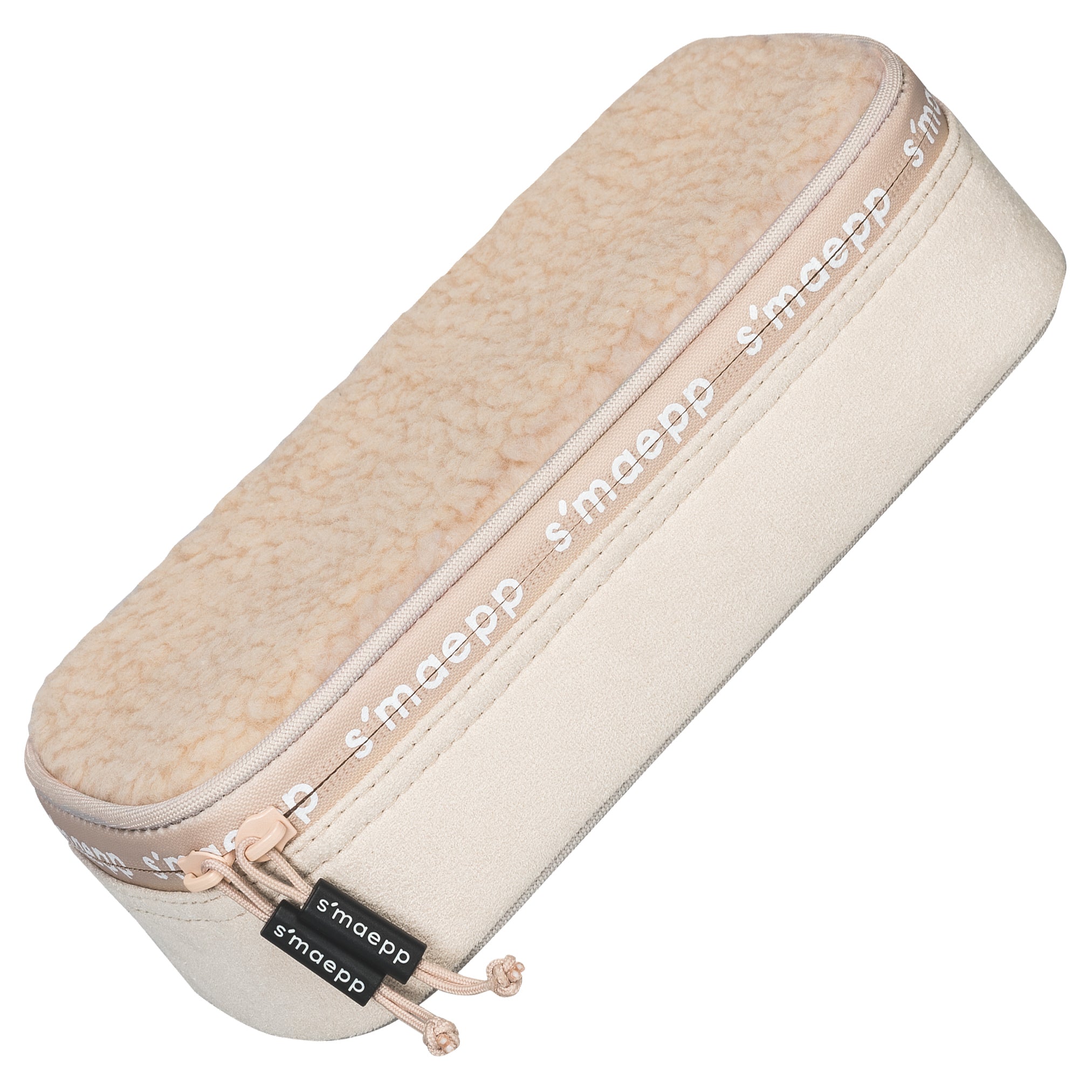 Brunnen s´maepp XL Schlampermäppchen · Plüsch – Beige
