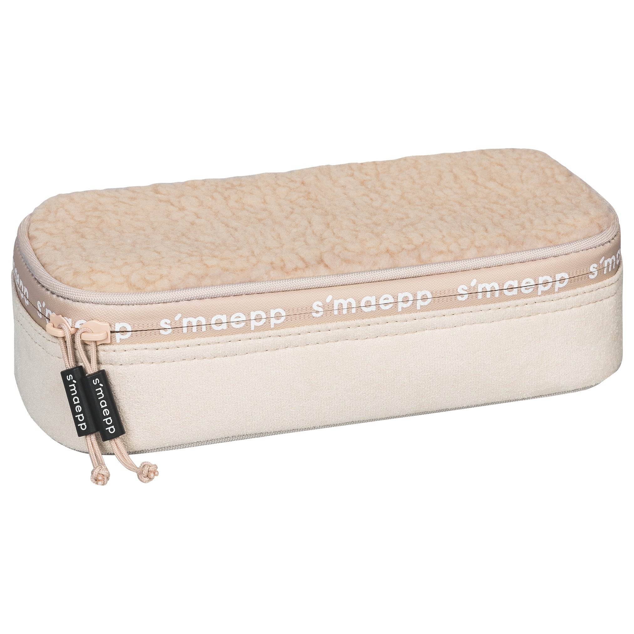 Brunnen s´maepp XL Schlampermäppchen · Plüsch – Beige