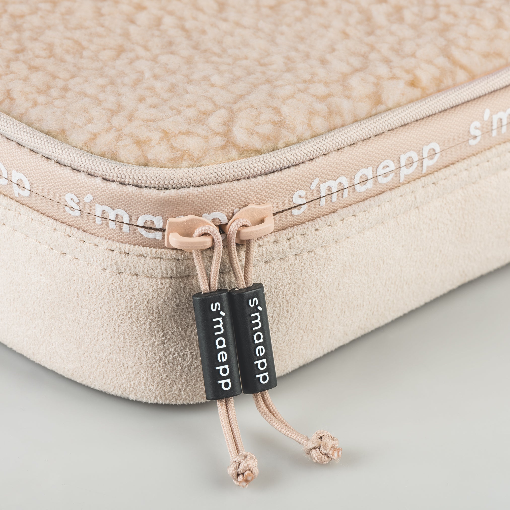 Brunnen s´maepp XL Schlampermäppchen · Plüsch – Beige