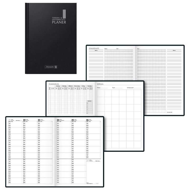 Brunnen-unterrichtsplaner-lehrerkalender-Schuljahr-A5-schwarz-lafueliki