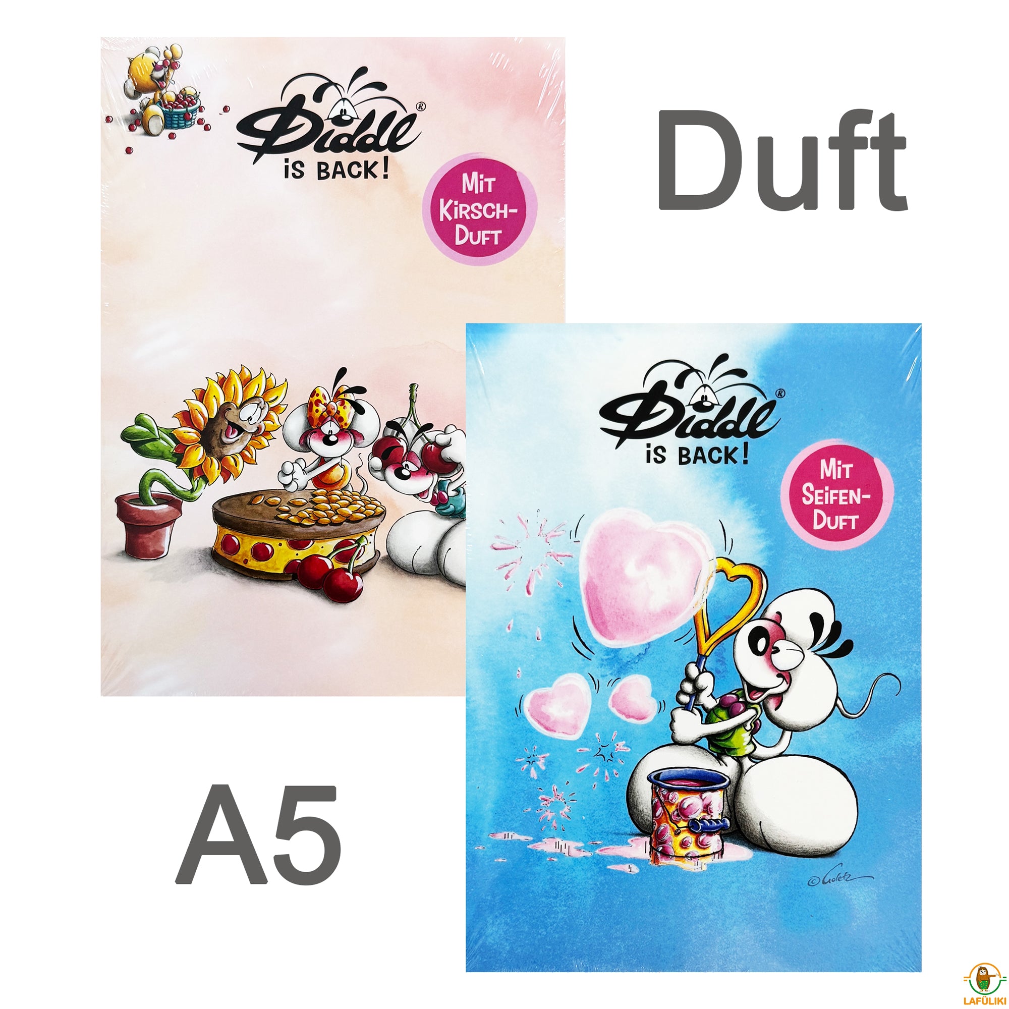 Diddl Duftblock A5 · Notizblock mit Diddl-Motiv