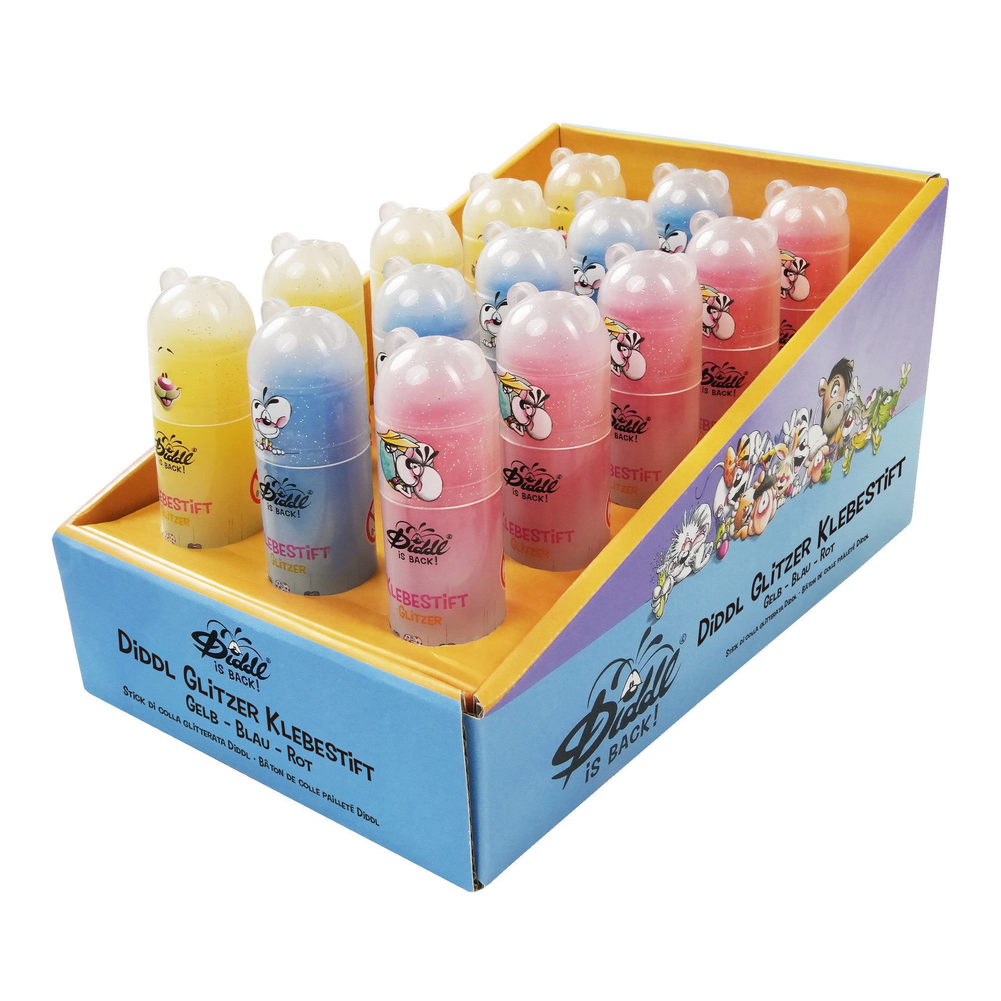 Diddl Glitzerkleber · Klebestift für Schule & Basteln · 15g