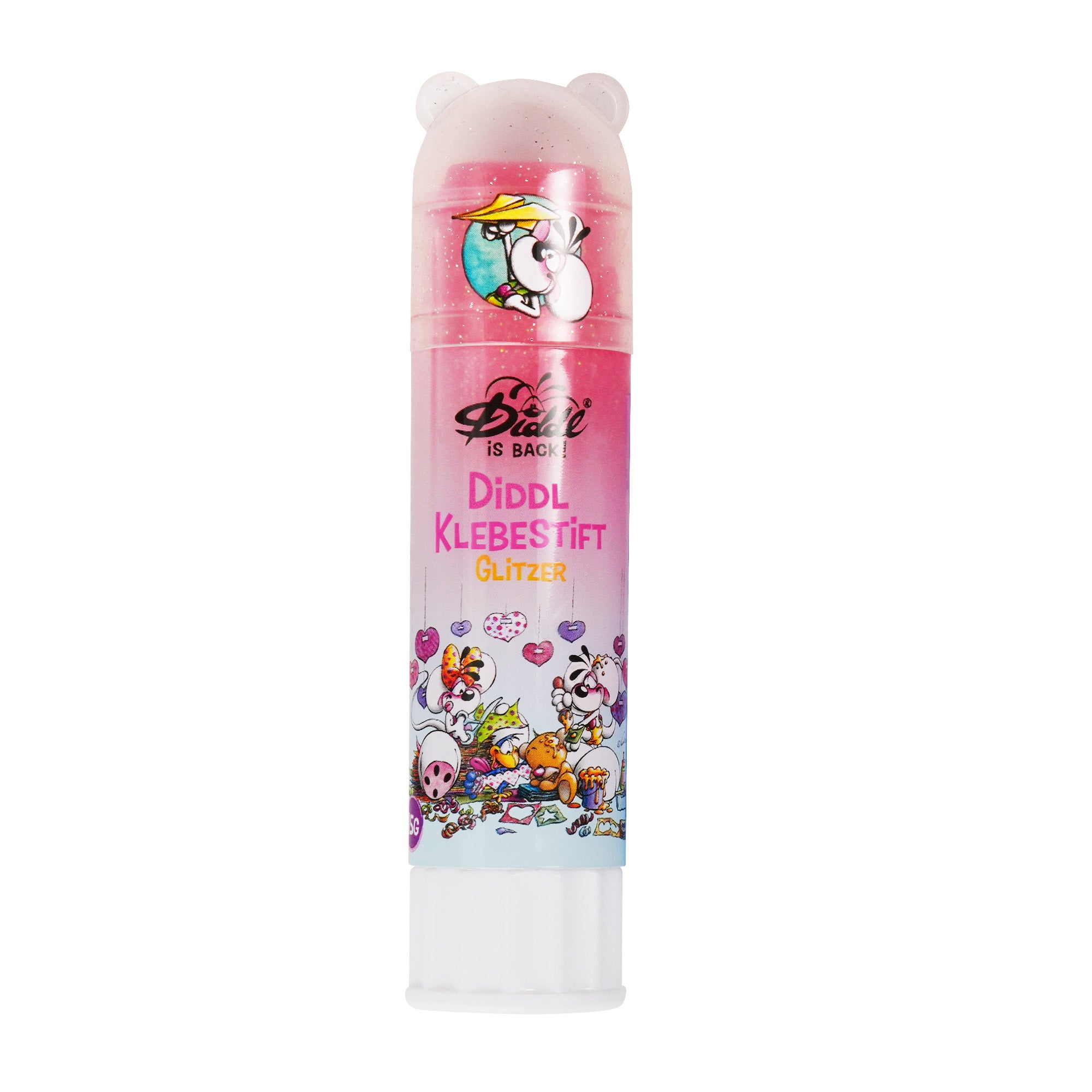 Diddl Glitzerkleber · Klebestift für Schule & Basteln · 15g