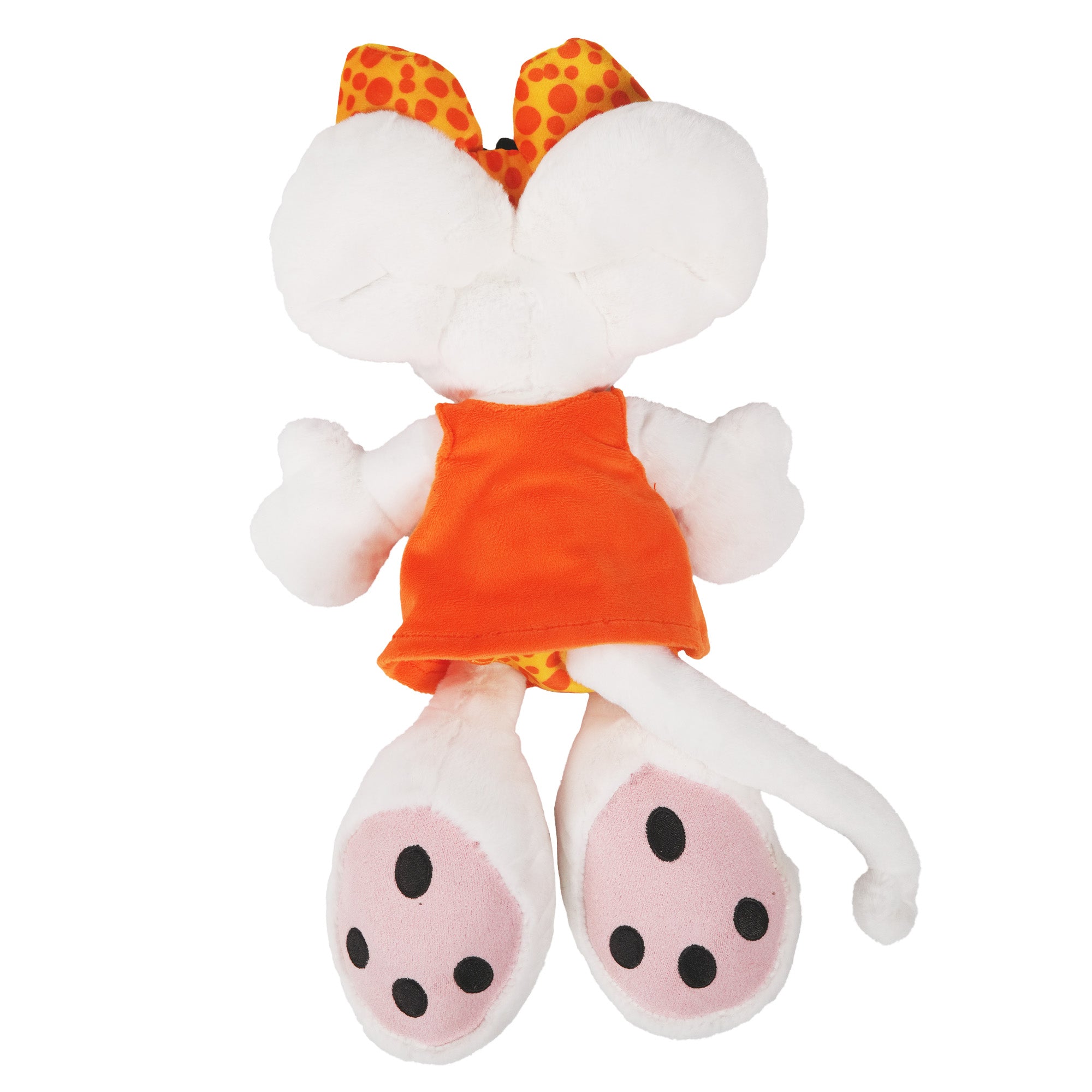 Diddl Kuscheltier groß · 30 cm · Diddlina · Kleid · Orange