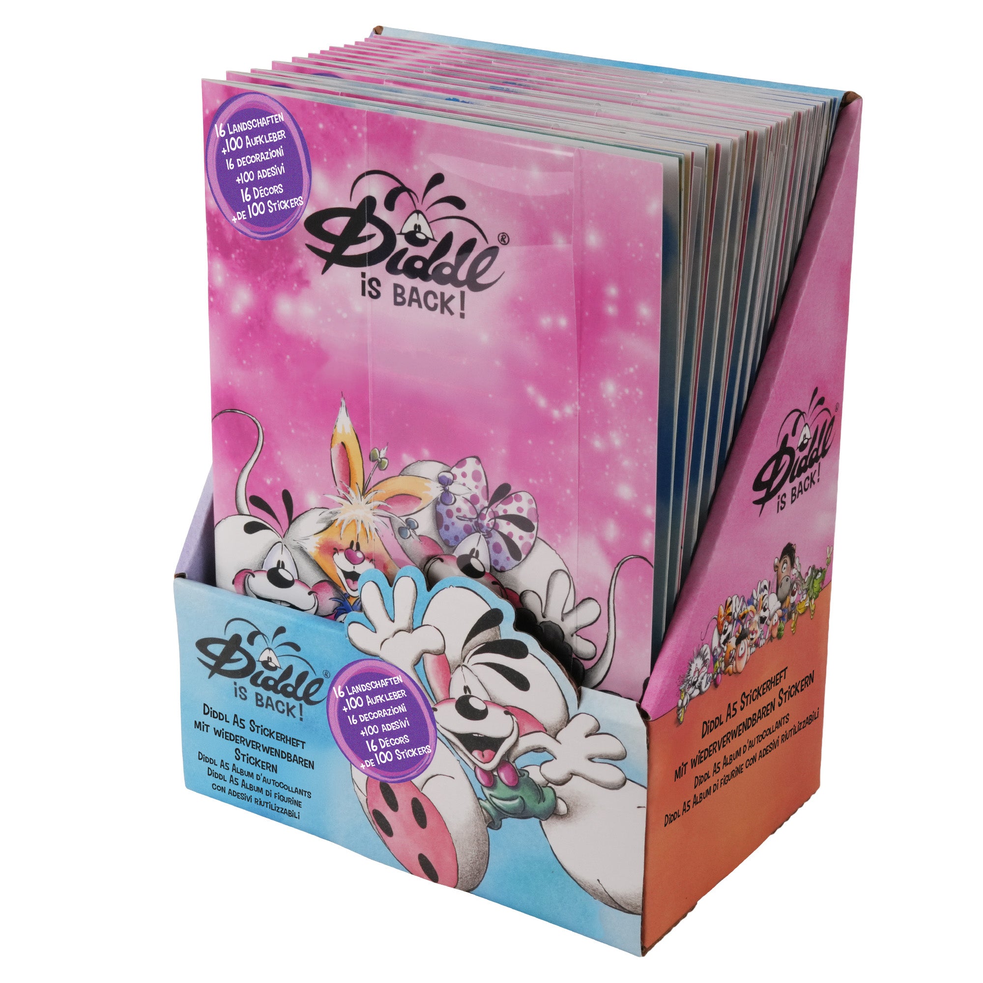 Diddl Stickerheft A5 · mit 100 Stickern
