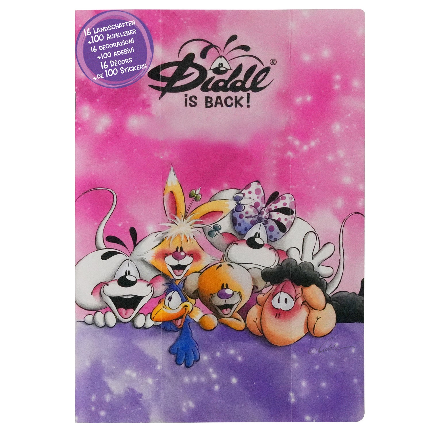 Diddl Stickerheft A5 · mit 100 Stickern