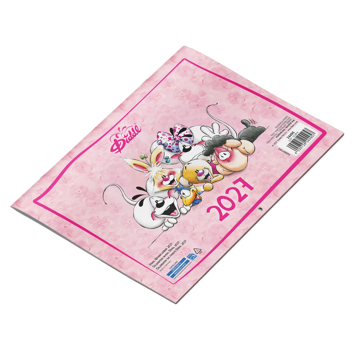 Diddl Wandkalender 2027 - A4 · Monatskalender · 12 Motiven