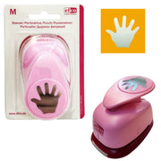 Efco Motivstanzer M · Hand/Handabdruck · 2,4 cm · Hebelmechanik