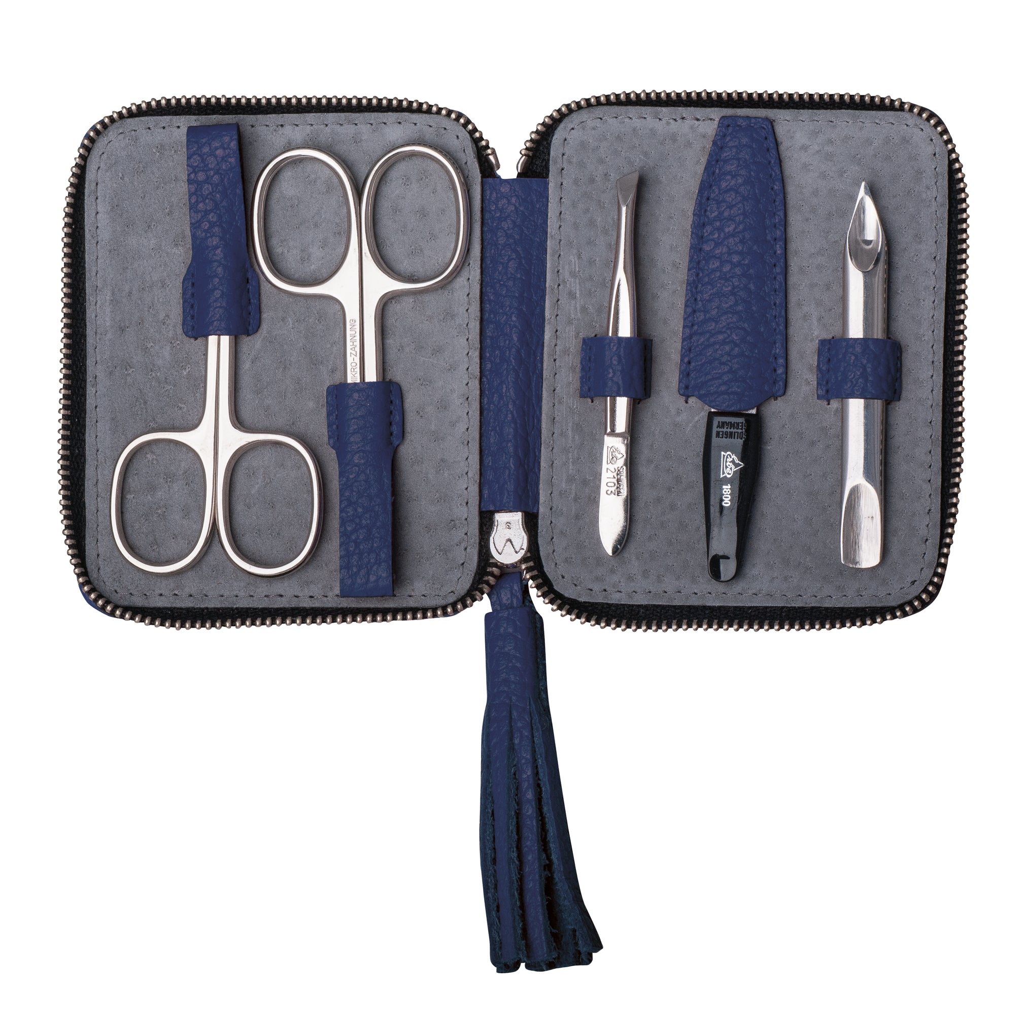 Erbe-Manikuere-Set-Tivoli-5-tlg-Rechshaender-blau-Reissverschluss-offen-1-lafueliki