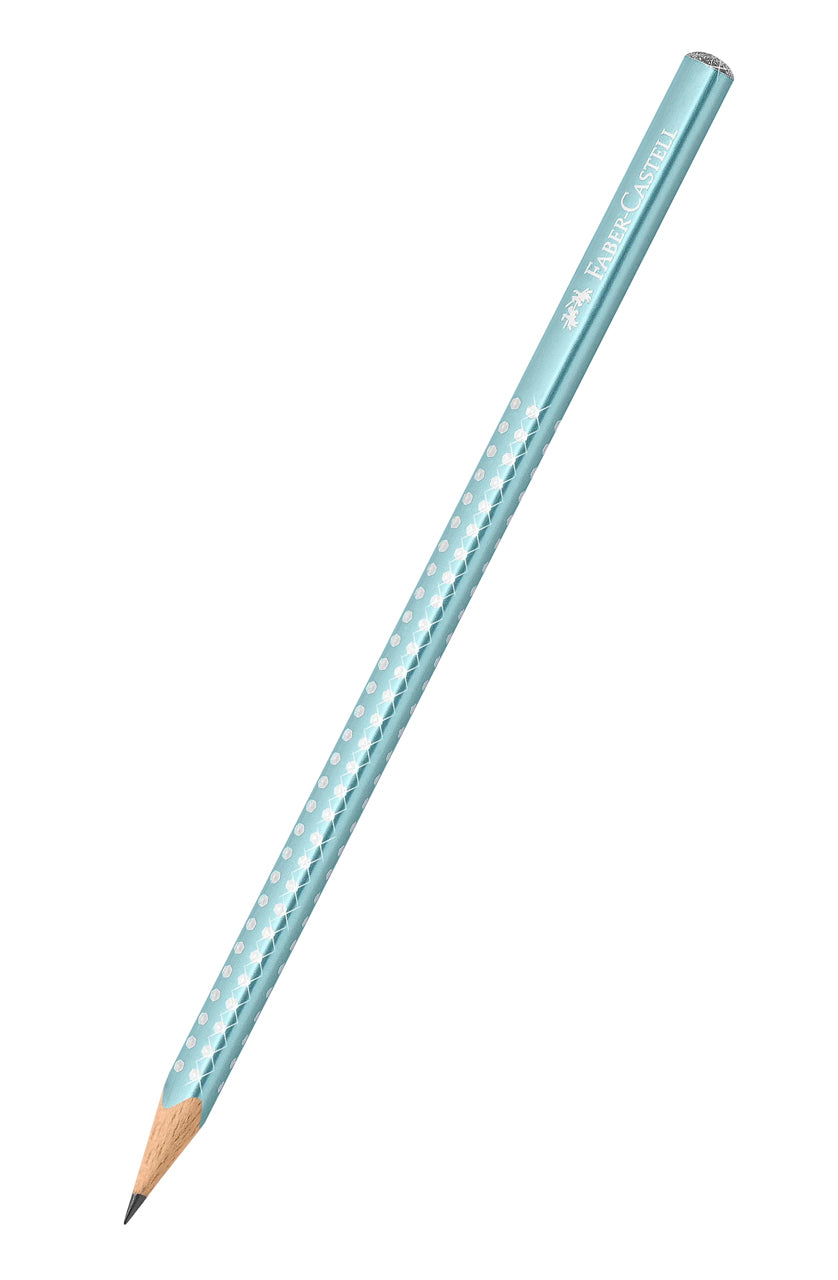 FABER-CASTELL-Bleistift-Sparkle-Grip-2001-metallic-tuerkis-duenn-118262-4005401182627-online-kaufen-lafueliki