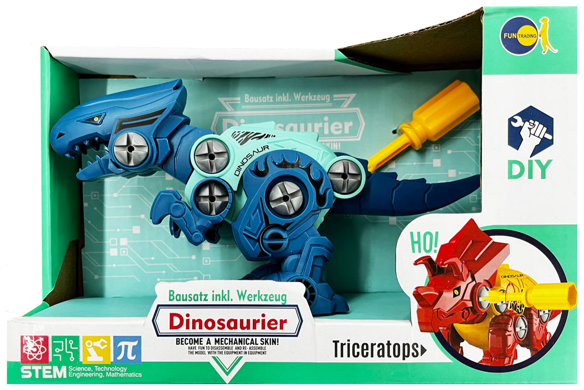 FUN-TRADING-DIY-Dinosaurier-3D-Bausatz-Raptor-blau-4260612165955-lafueliki