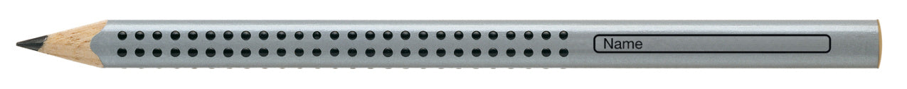 Faber-Bleistift-Jumbo-GRIP-silber-HB