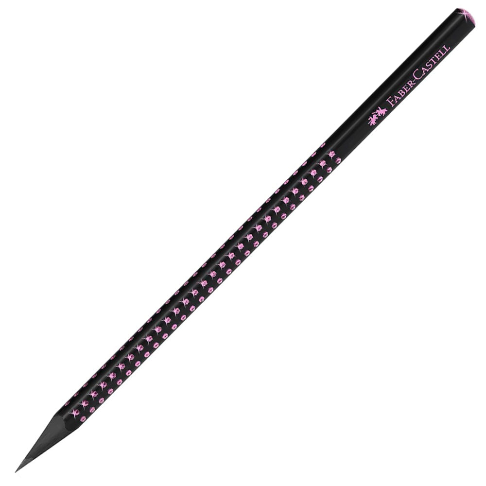 Faber-Castell Bleistift · Sparkle Midnight · B · dünn · Dreikant
