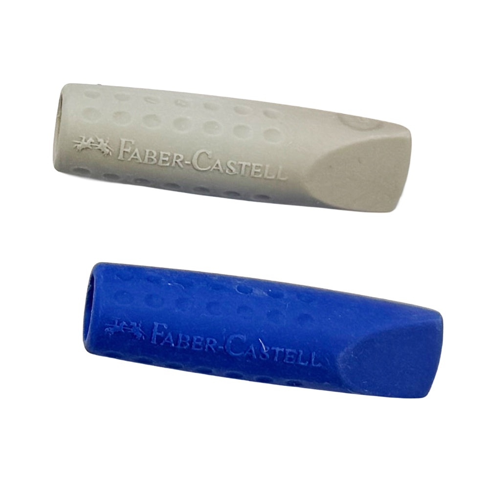 Faber-Castell Grip 2001 Eraser Cap · Radierer zum Aufstecken · 2er Set