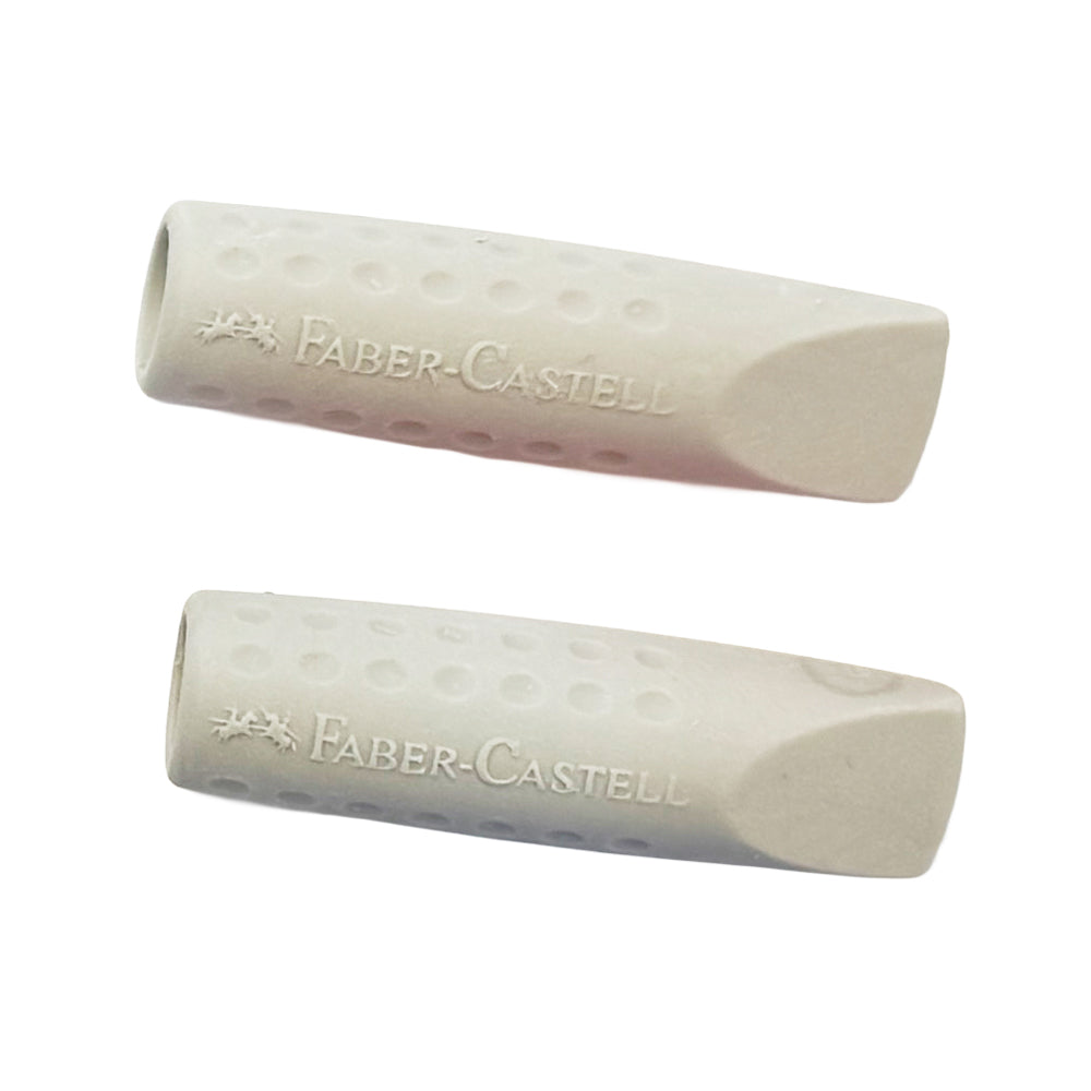 Faber-Castell Grip 2001 Eraser Cap · Radierer zum Aufstecken · 2er Set