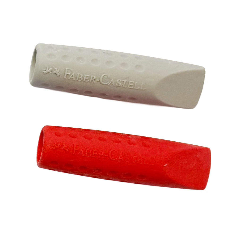 Faber-Castell Grip 2001 Eraser Cap · Radierer zum Aufstecken · 2er Set