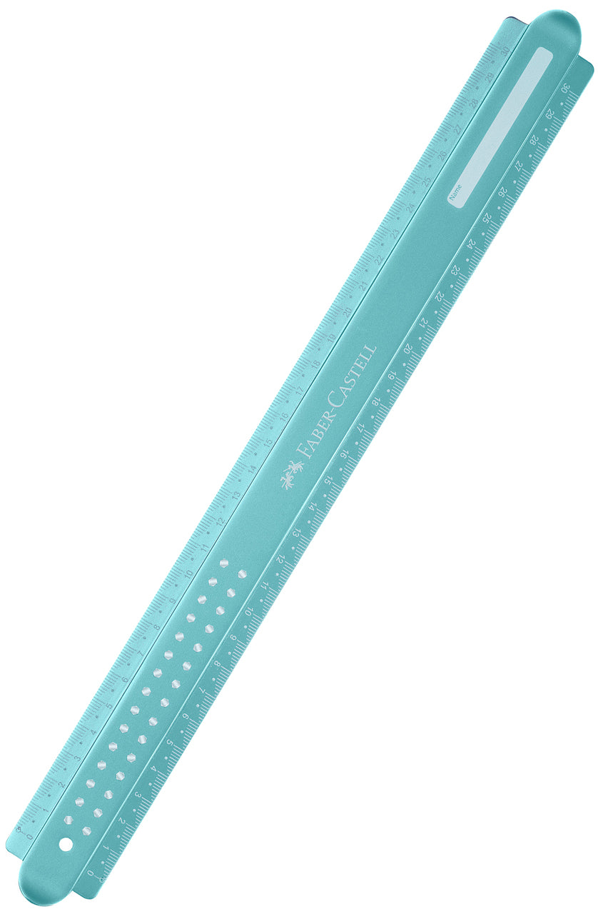 Faber-Castell-Lineal-Sparkle-tuerkis-30cm-172030-Lineal-Linkshaender-Rechtshaender-4005401720300-online-kaufen-lafueliki