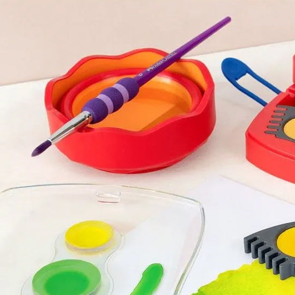 Faber-Castell Wasserbecher CLIC & GO · faltbar · für Schule & Freizeit