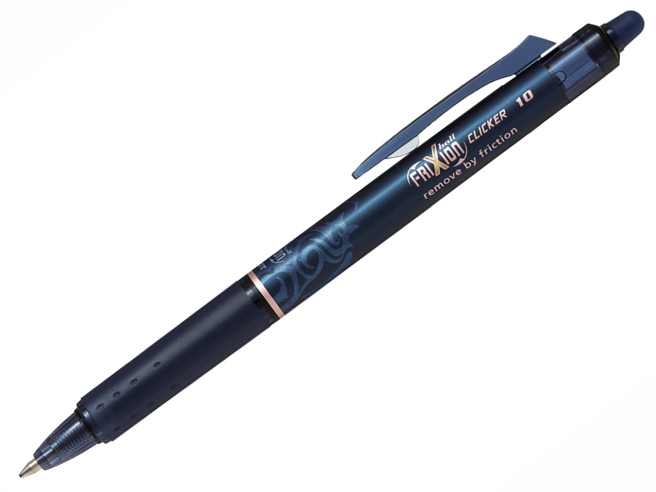 FriXion-Clicker-schwarz-blau-Radierbarer-Tintenroller-PILOT-4902505551215-lafueliki