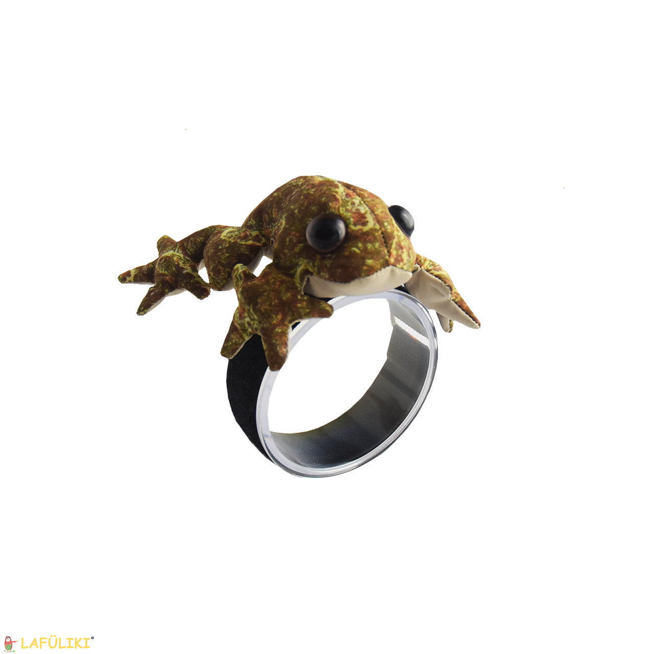 Froggy-Unterarmbeschwerer-S-braun-gruen-8420-Schreibhilfe-lafueliki