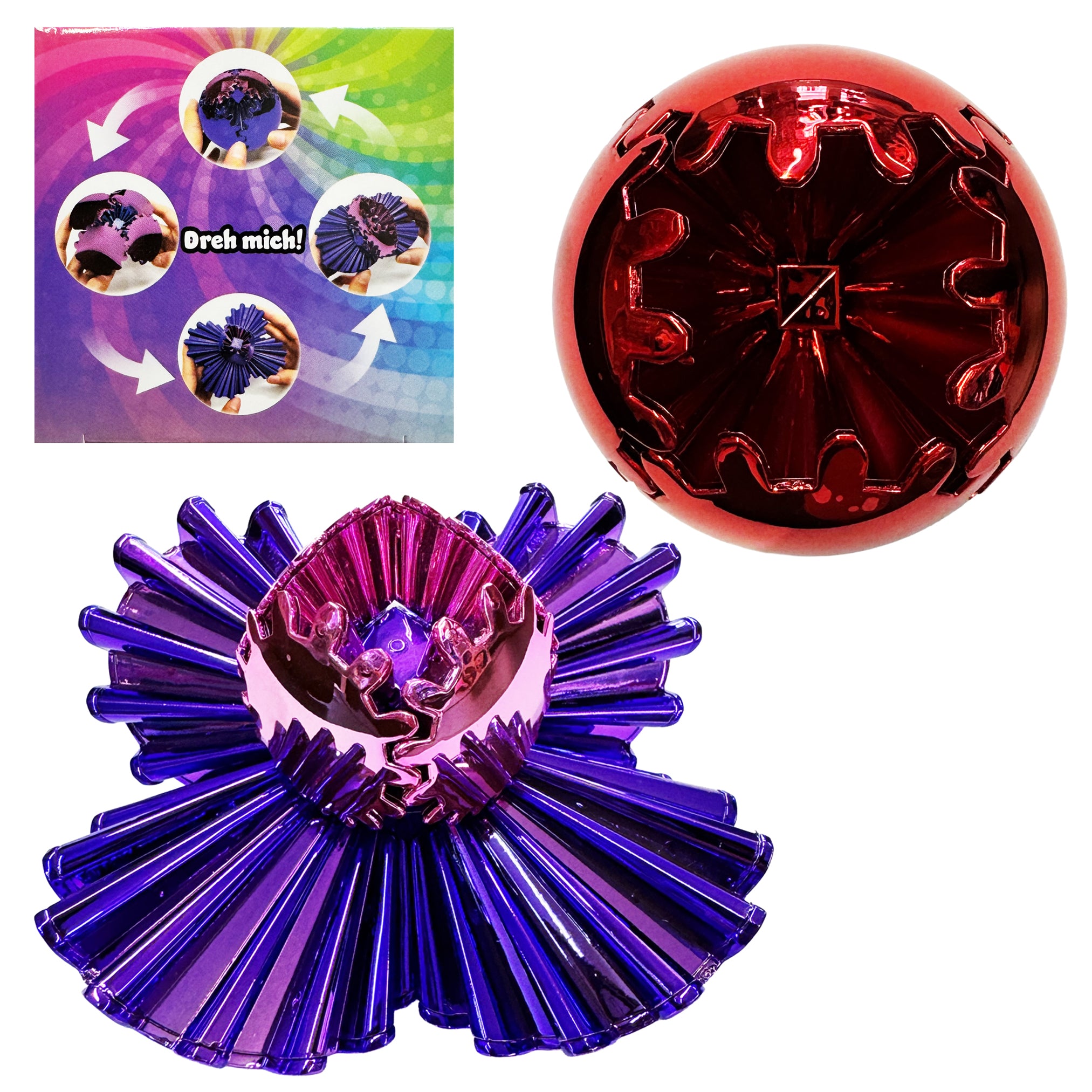 Fun Trading Orb Fidget Gear Ball · Sensorikball zum Drehen