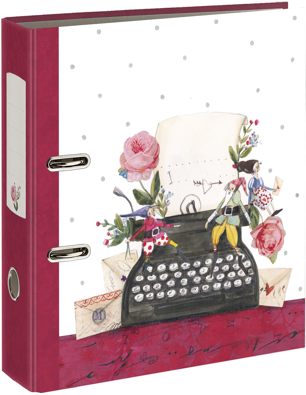 Graetz-Verlag-Motivordner-Schreibmaschine-ordner-A4-8cm-Schule-02404-lafueliki