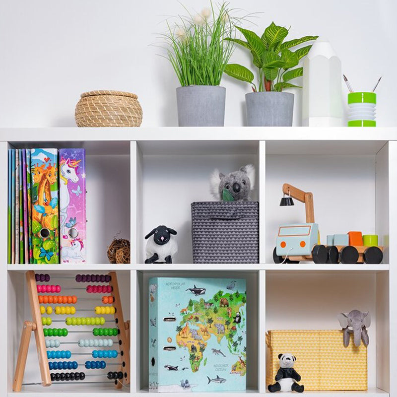 HERMA Kinder Motiv-Ordner · Weltkarte · für Kita, Kindergarten, Grund- und Vorschule