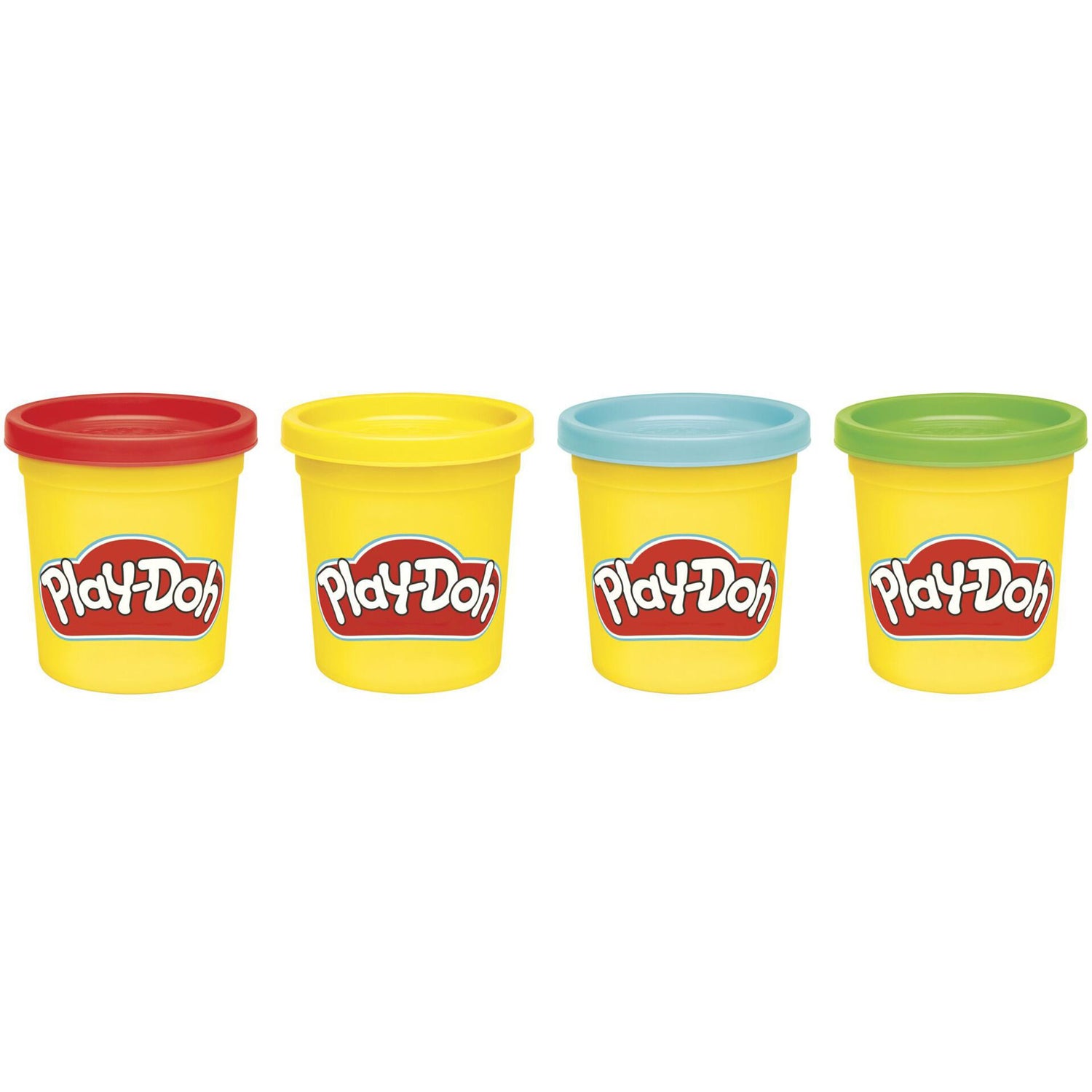 Hasbro Play-Doh 4er Pack Knete · klassische Farben · 4 x 85 g