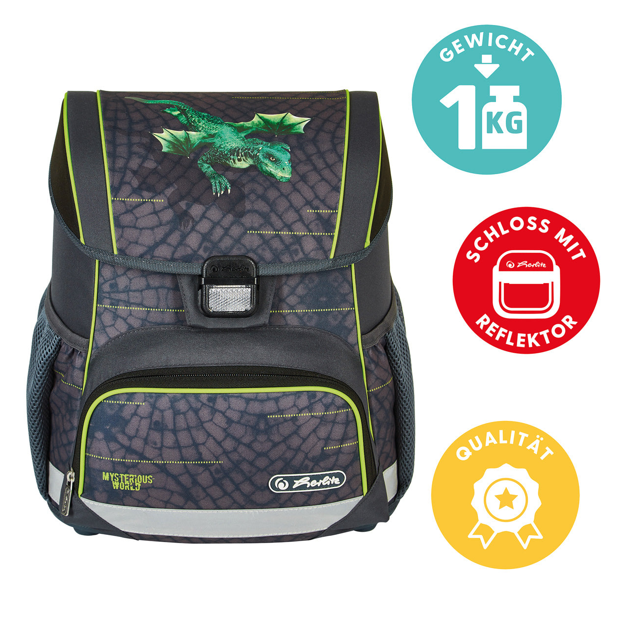 Herlitz-Loop-Plus-Schulranzen-drache-Dragon-tale-vorderseite-mit-icons-lafueliki