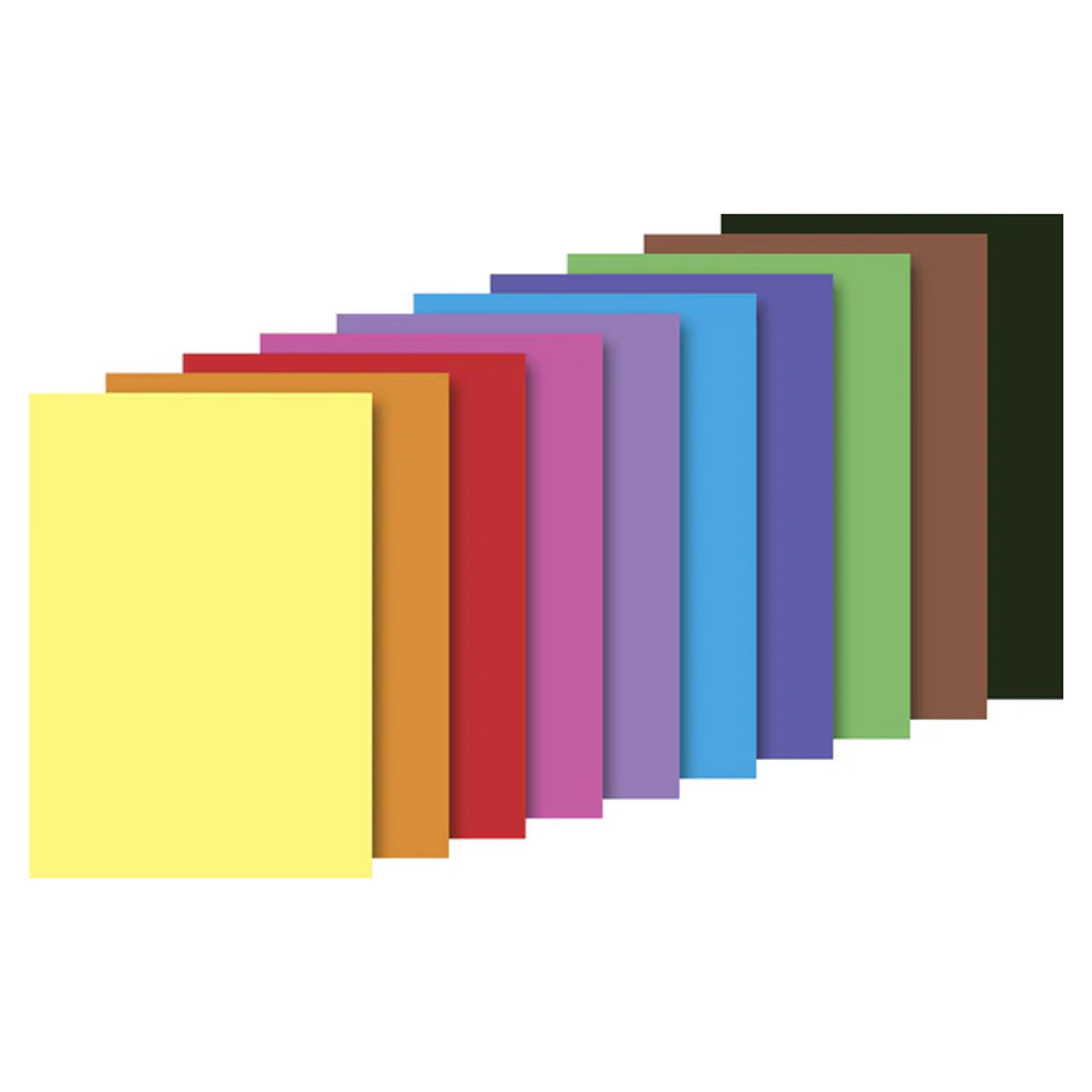 Heyda Tonzeichenpapier Block A3 · 10 Farben