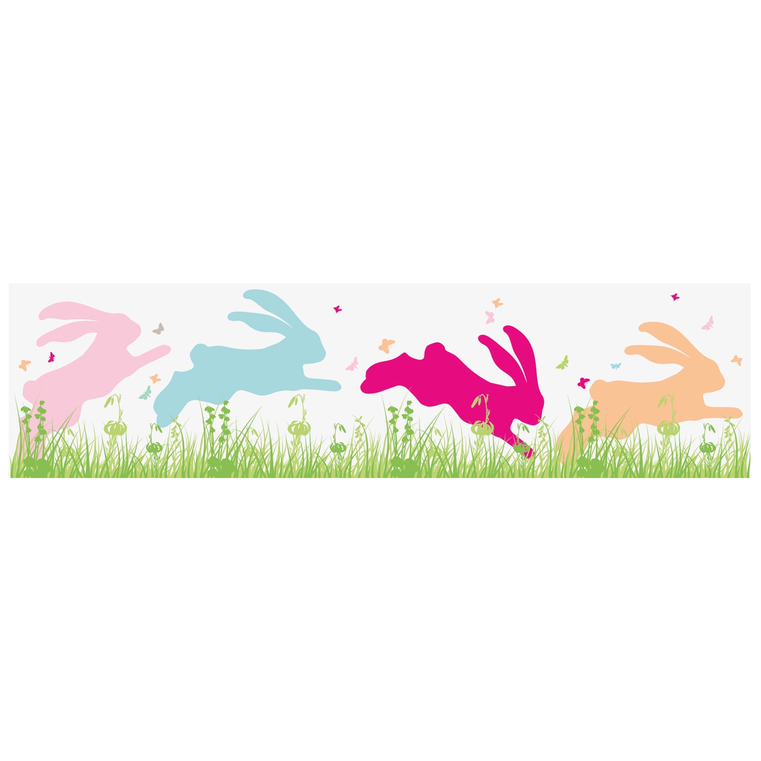 Heyda Silhouette Fenstertape · Ostern · Hase · bunt