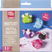 KNORR-prandell-Bastelset-Kneten-Radieren-Funny-Animals-212159103-ovp-lafueliki